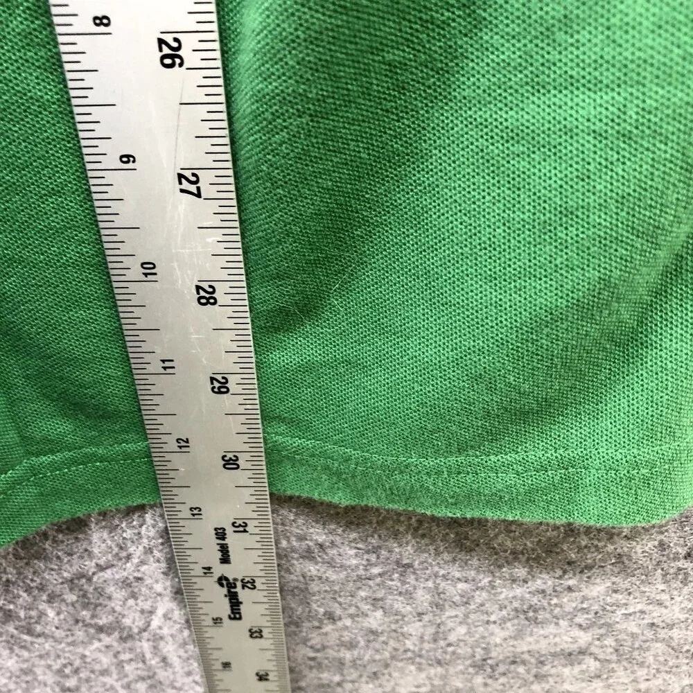 Banana Republic‎ Polo Shirt Mens Large L Short Sleeve Green Cotton